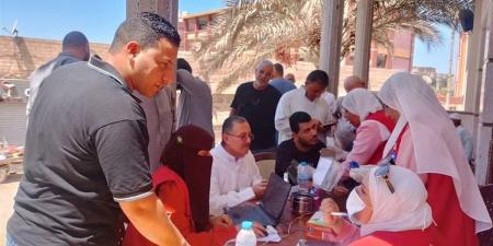 قافلة كبرى للتبرع بالدم في ميت الخولي بدمياط