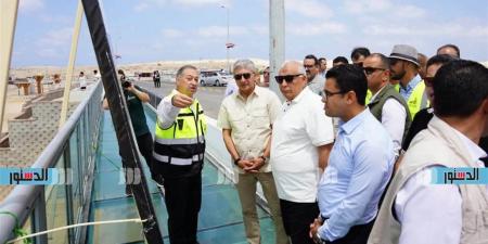 وزير السياحة والآثار ومحافظ مطروح يتفقدان عددًا من المشروعات السياحية والتنموية بالمحافظة