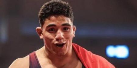 عبد الرحمن هيثم يتوج بفضية المصارعة الحرة في تارانتو 2026