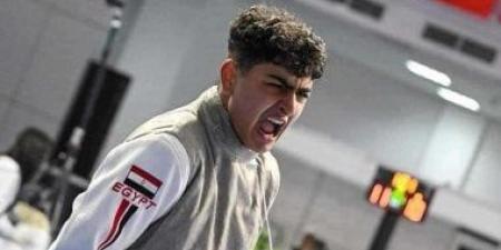 عبد الرحمن طلبة يضمن ميدالية لمصر بمنافسات الشيش بألعاب البحر المتوسط