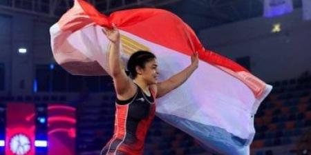 مودة بدوي تتوج ببرونزية المصارعة في دورة ألعاب البحر المتوسط