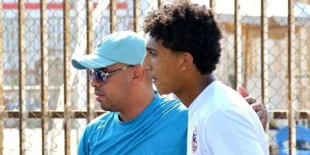 أدهم حسيب يقترب من التواجد مع الفريق الأول بنادي الزمالك