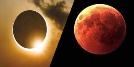 خسوف قمرى نادر يقترب من سماء مصر.. القمر يتحول إلى الأحمر فجر الجمعة