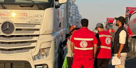 "القاهرة الإخبارية": مصر ترسل يوميًا دفعات متتالية من المساعدات الإنسانية إلى قطاع غزة
