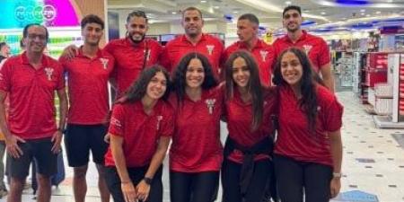 بعثة كرة السلة تغادر إلى إيطاليا للمشاركة في دورة ألعاب البحر المتوسط