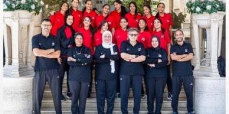 فوز ناشئات الطائرة على فلسطين فى البطولة العربية