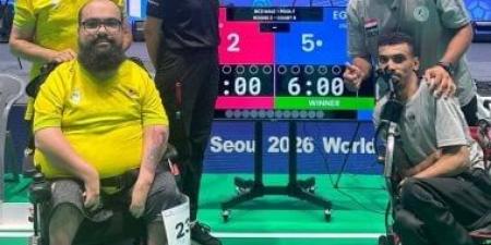 عبد الرحمن سعد يمنح الفراعنة أول انتصار في بطولة العالم للبوتشيا