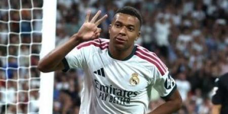 هاتريك مبابي يقود ريال مدريد لاكتساح سوسيداد 4 - 1 في الدوري الإسباني