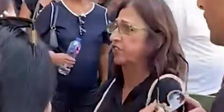 انتهاء تشييع جثمان زوج ماريان خوري من مسجد عمر مكرم.. والعزاء الإثنين
