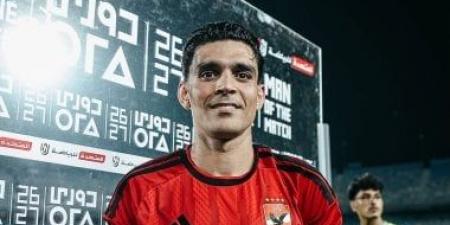 للمباراة الثانية على التوالي.. بن شرقي رجل مباراة الأهلي وزد في الدوري