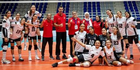 منتخب مصر للناشئات للكرة الطائرة يتوج بذهبية البطولة العربية بالأردن بعد الفوز على الجزائر