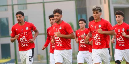 انطلاق معسكر منتخب الشباب استعدادا لتصفيات شمال أفريقيا.. صور