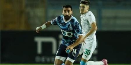 بيراميدز يتقدم على المصرى 1-0 فى الشوط الأول بالدورى