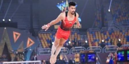 عمر العربي يحصد برونزية الجمباز في دورة البحر المتوسط