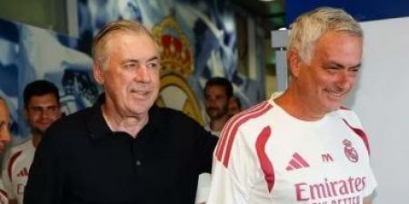 أنشيلوتي يزور تدريب ريال مدريد للاطمئنان على ثلاثي البرازيل
