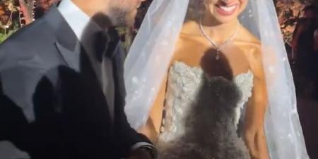 نجل النائب الياس بو صعب يحتفل بزفافه في لبنان.. وإطلالة ملكية لجوليا بطرس (فيديو وصور)