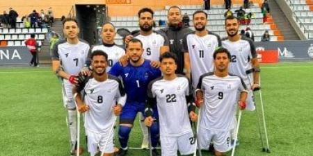 منتخب كرة القدم للساق الواحدة يواجه روسيا فى نهائي البطولة الدولية