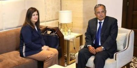 نبيل فهمى يبحث مع وزيرة خارجية فلسطين مواجهة مخططات الضم وحصار الاقتصاد الفلسطينى