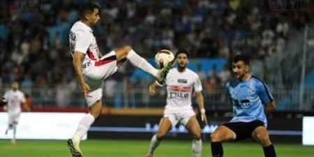 الزمالك يهزم غزل المحلة بهدف أحمد شريف ويتصدر الدوري مؤقتا