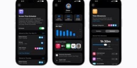 لحماية الأبناء.. أبل تطلق حزمة ميزات الأمان الأسري عبر هواتف iPhone عالميًا