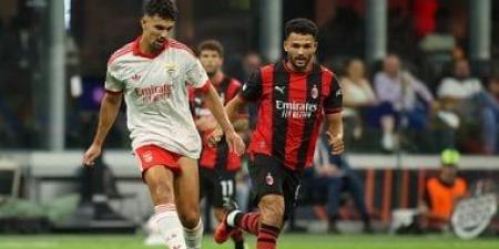 ‏ميلان يسقط أمام بنفيكا بثنائية في الدوري الأوروبي