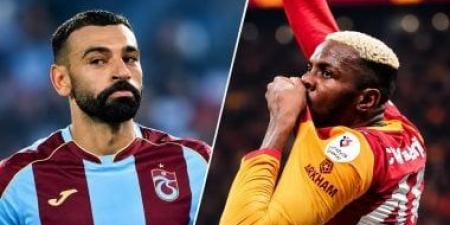 ترتيب هدافي الدوري التركي قبل مواجهة محمد صلاح وأوسيمين