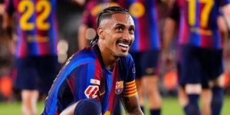 ‏إشبيلية ضد برشلونة.. هاتريك رافينيا يقود البارسا لتعزيز صدارة الدوري الإسباني