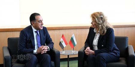 مدبولي ورئيسة بلغاريا يبحثان في نيويورك التعاون في الطاقة والطيران والاستثمار
