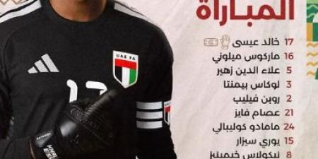 التشكيل الرسمي لمباراة الإمارات واليمن في خليجي 27