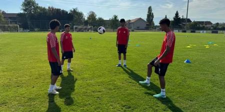 منتخب الناشئين يؤدي مرانه استعدادا لمواجهة كولومبيا (صور)