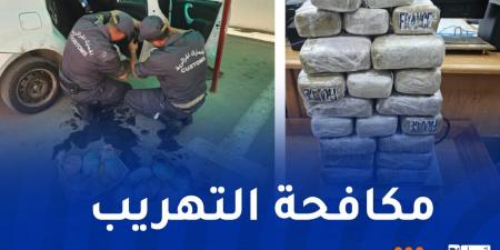 حجز أكثر من 20 كلغ مخدرات بالشلف