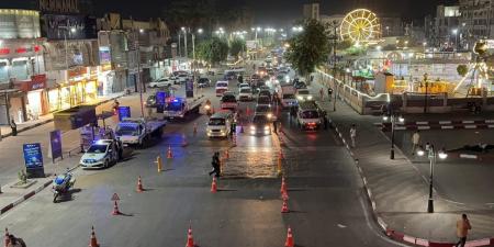 حملة مرورية مكثفة بميدان الثقافة بسوهاج لضبط المخالفات وتحقيق الانضباط