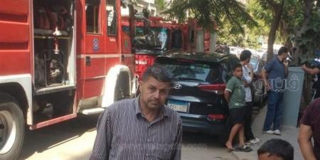جثث 4 أطفال ووالدهم يصارع الموت، تفاصيل حريق شقة بالهرم