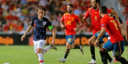 موعد مباراة إسبانيا وكرواتيا في دوري الأمم الأوروبية والقناة الناقلة