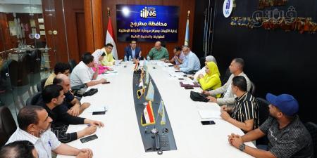 نائب محافظ مطروح يترأس اجتماع متابعة ملف تقنين أراضي الدولة