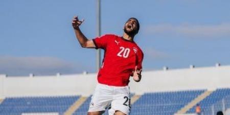 إبراهيم عادل يضيف الهدف الثالث لمنتخب مصر أمام جنوب السودان