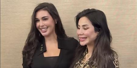 ياسمين صبري ولجين عمران تخطفان الأنظار بالعرض الخاص لمطلوب عائليا في دبي (فيديو)