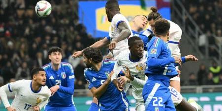 دوري الأمم الأوروبية، موعد مباراة فرنسا وإيطاليا والقناة الناقلة
