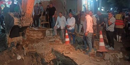 عجزوا عن إصلاح كسر ماسورة، الفيوم بدون مياه لمدة 24 ساعة ومراكز الكلى في خطر
