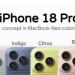 تسريب يكشف ألوانًا جديدة لآيفون 18 برو مستوحاة من MacBook Neo