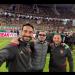 ياسر رضوان يحتفل بالتتويج بلقب الدوري الجزائري مع المولودية