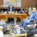 محافظ المنوفية يبحث مع "غاز مصر" ومديرية الطب البيطري تطوير الخدمات ورفع كفاءة الأداء
