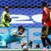 علي رضا بيرانفاند حارس إيران يحصد جائزة الأفضل في مباراة بلجيكا
