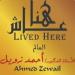 التنسيق الحضارى يخلد اسم أحمد زويل ضمن مشروع عاش هنا