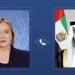 رئيس الإمارات يبحث هاتفيا مع رئيسة وزراء إيطاليا القضايا الإقليمية والدولية