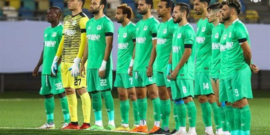 المصري البورسعيدي يتقدم على الهلال الليبي بثنائية في الشوط الأول