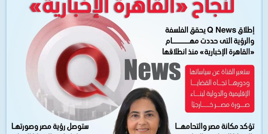 هويدا مصطفى تكشف أهمية إطلاق قناة "Q News" (إنفوجراف)