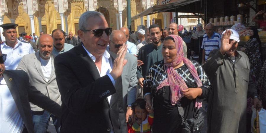 محافظ الغربية يتابع ميدانيًا انتظام الخدمات بمحيط مسجد السيد البدوي