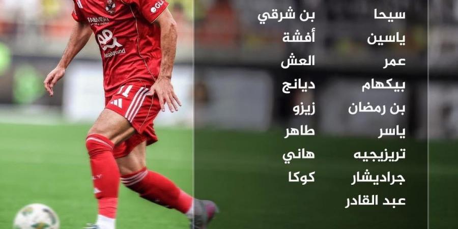 توروب يعلن قائمة الأهلي لمواجهة الاتحاد السكندري في الدوري