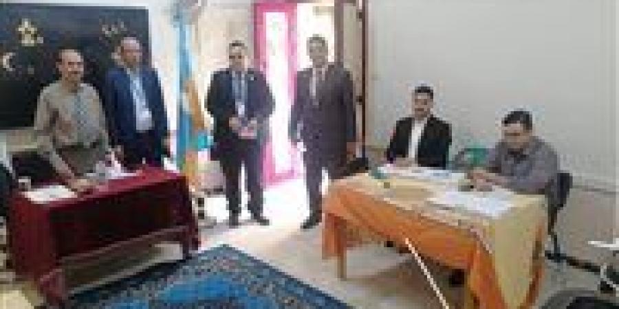 وفد أجنبي من المنظمة العربية لحقوق الإنسان يزور اللجان الانتخابية بمحافظة الإسكندرية